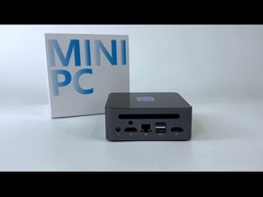 Mini PC Intel z procesorem N100 12. generacji, DDR4 32GB, z pojedynczym portem LAN i dwoma portami HDMI