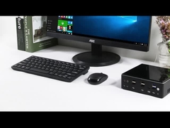 Mini komputer biurowy z procesorem Intel Core Series, dwoma portami LAN, z wyjściami DP i HDMI