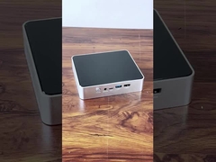 Intel N100 Obsługa 16GB Z Wentylatorem i 4 USB 2 LAN 2 HDMI Mini PC