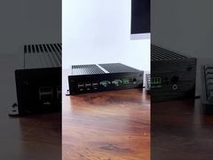 Procesor Intel Core I7-6500U z czterema sieciami LAN i podwójnymi COM Industrial Mini PC