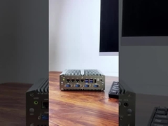 Procesor Intel Core I7-10510U z czterema portami LAN i sześcioma portami COM - przemysłowy mini PC