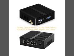 Bezwentylatorowy router Mini PC Bezpieczna prędkość sieci