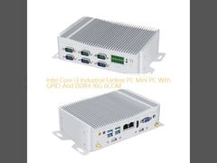 Przemysłowy komputer bezwentylatorowy Intel i3 z 6COM GPIO