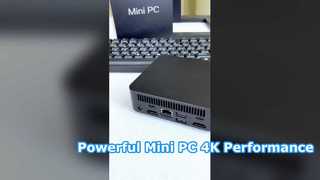 Minikomputer z procesorem Intel N250 i 1 portem Gigabit Ethernet 2HD-MI 1Type-C do domowego biura i gier