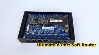 Minikomputer PC z procesorem Intel Pentium 4415U i 6 portami Gigabit LAN Intel I225