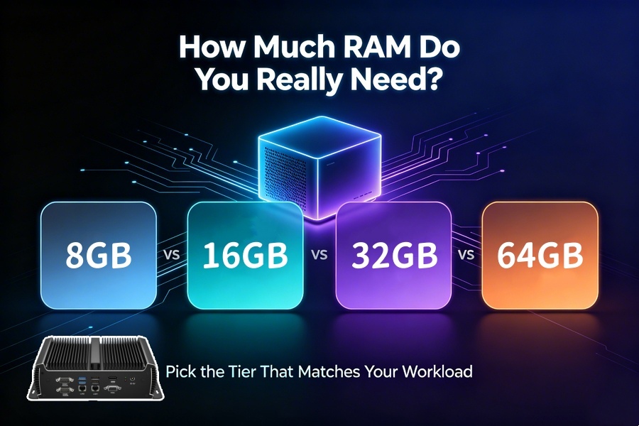 Najnowsze blogi firmy 8GB vs 16GB vs 32GB vs 64GB Mini PC: How Much RAM Do You Really Need?