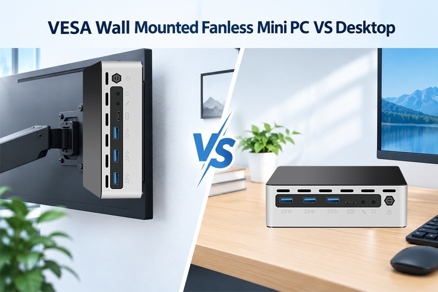 Najnowsze blogi firmy VESA Mini PC bez wentylatora VS Desktop: Porównanie rozkładu ciepła i zarządzania kablami