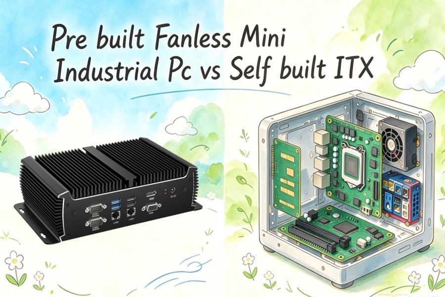 Najnowsze blogi firmy Pre built Fanless Mini Industrial Pc vs Self built ITX: Total Cost and Setup Effort Compared