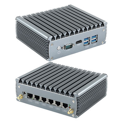 kupować Intel Celeron 3865U 2 rdzeń 2 wątki Firewall Mini PC Router z 6 Ethernet DDR4 online manufacture