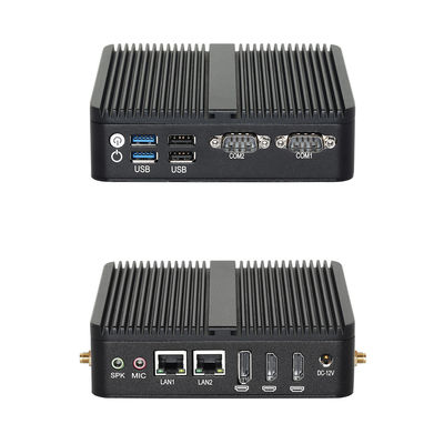 kupować Intel N100 PC bez wentylatora z czarnym podwoziem z trzema portami wyświetlaczy dla przemysłu online manufacture