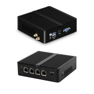 kupować Fanless Firewall Mini PC Router With Celeron N2830 DDR3 8GB RAM Aluminum Chassis online manufacture