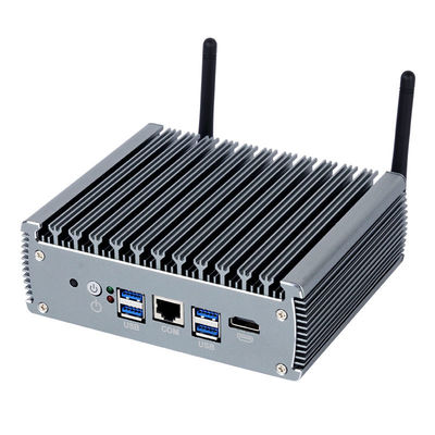 kupować Komputer Intel N150 z sześcioma portami LAN, jednym HDMI i czterema portami USB 3.0 Mini PC produkcja online