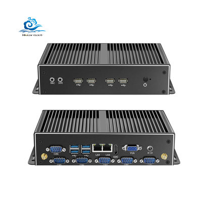 kupować Przenośny X86 Industrial Mini PC z pamięcią SSD+HDD RS485 i konstrukcją bez wentylatora produkcja online