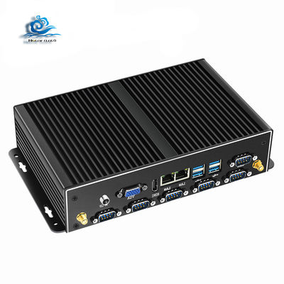 kupować Bez wentylatora przemysłowy PC z 6*RS232/485 i 8*USB z procesorem Intel Core i5 4200U produkcja online