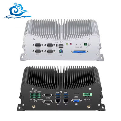 kupować Bez wentylatora Mini PC z procesorem Intel Core i5-7267U, pamięcią RAM DDR4 i dyskiem SSD M.2 NVMe, komputer przemysłowy produkcja online