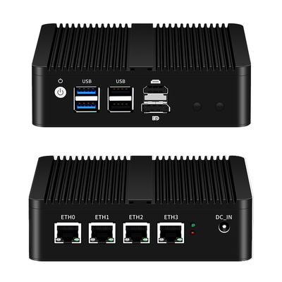 kupować Procesor Celeron N5105 z czterema portami LAN i 1HDMI 1DP Mini PC do sieci produkcja online