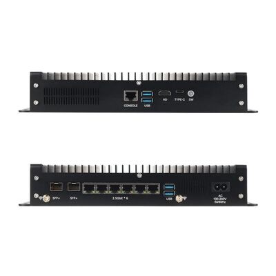 kupować Soft Router z procesorem Intel Core I5 1235U 6 portów LAN i 2 porty optyczne 10G SFP dla biur i fabryk przedsiębiorstw produkcja online