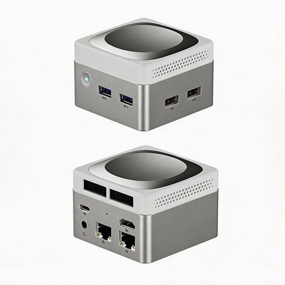 kupić Intel N100 Mini Cube Computer LPDDR5 Dual Gigabit Ethernet RJ45 Mini PC For Home produkcja online