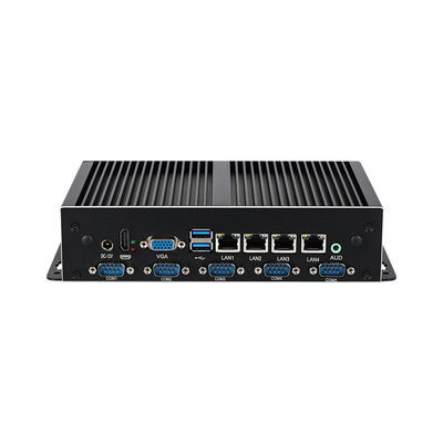 Intel Series Fanless Industrial Mini Computer 4 Gigabit Ethernet LAN 6COM