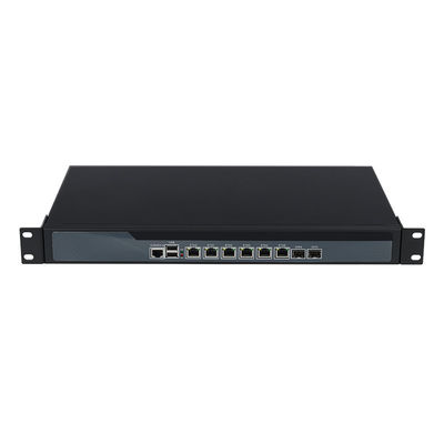 3865U 1U Server 6 LAN 2 Fiber Optic Linux Firewall Router Server z wentylatorem
