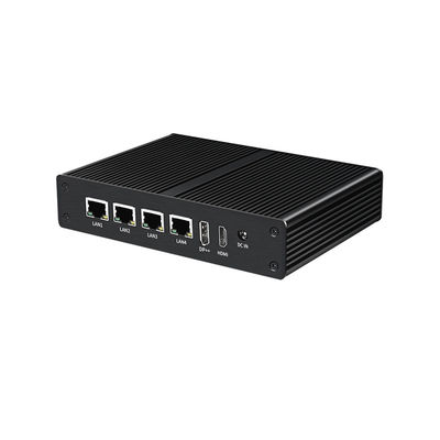 Przemysłowy mini komputer bez wentylatora Linux Intel N100 DDR4 16G RAM 4LAN Dual COM