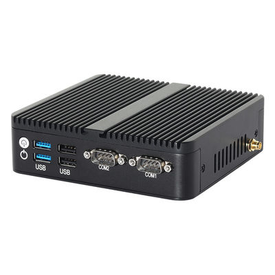 J6412 N100 Procesor Mini PC bez wentylatora DDR4 Dual LAN Dual COM RS232 Triple Display
