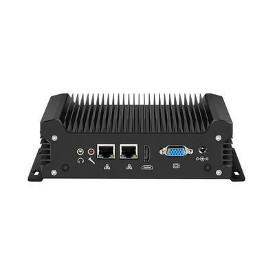Procesor Intel Core Series Przemysłowy Komputer bez wentylatora Mini PC z podwójnym LAN Dual COM