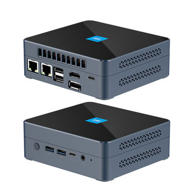 DDR5 Intel N200 Mini PC 32GB Dual RJ45 2.5G LAN z wentylatorem do biura domowego