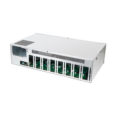 8 GPU Mining Rig Slot Mainframe z wysokim zasilaniem i czterema wentylatorami chłodzącymi