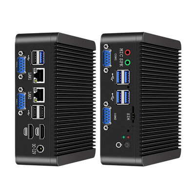 Intel Celeron J4125 PC przemysłowy z podwójnym LAN 4 COM DDR4 8GB i Linux