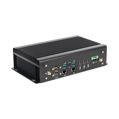 Bezwiatrowy PC Przemysłowy DDR4 Intel 11th Gen Core i7 10870H Mini PC Z GPIO Dual LAN 6COM