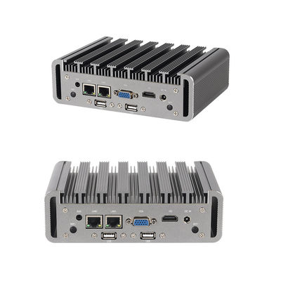 Intel Celeron J6412 i Core i5-6200U Mini PC bez wentylatora Wsparcie przemysłowe OEM i ODM