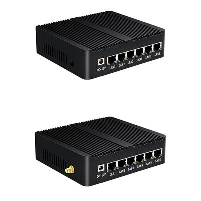6 Gigabit Ethernet RJ45 J1900 Router Firewall Ubuntu Router Desktop Z WiFi