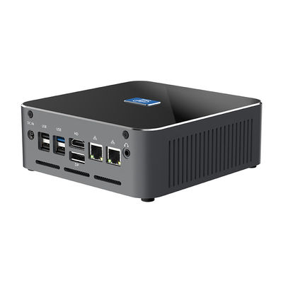 Intel Core Iris Xe Graphics DDR5 64G Mini PC z podwójnym LAN i Fan Ubuntu Desktop