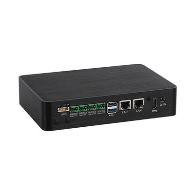 Dual LAN 4COM ARM RK3568 PC przemysłowy DDR4 8G EMMC 16G Android 11 Mini PC wbudowany
