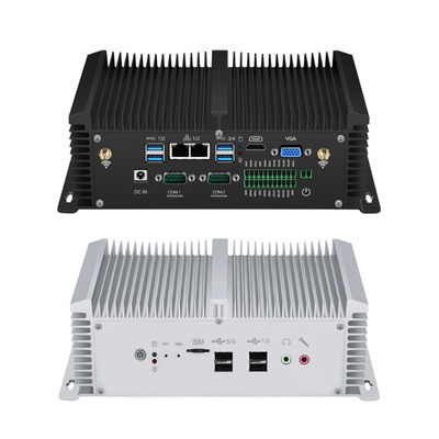 Dual LAN Dual COM Fanless Industrial PC z dwustronnym kanałem DDR4 Win 10 Linux