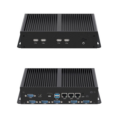 Przemysłowy komputer z Intel Celeron J6412 16GB RAM 3 Ethernet i chłodzenie bez wentylatora