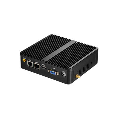 Mini PC przemysłowy bez wentylatora z procesorami Intel Celeron Dual LAN Dual COM