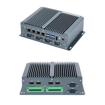 PC przemysłowy bez wentylatora Intel Core i5 8250U 4 Ethernet GPIO Mini Computer Z COM