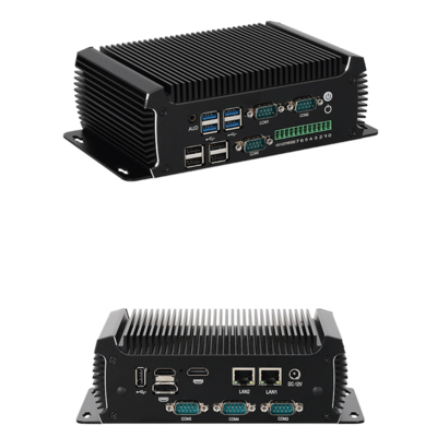 Intel N97 Mini PC Fanless Industrial PC 16 GB Z 2 LAN 6 COM