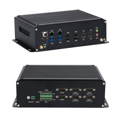 Przemysłowy Mini PC Intel Core i5-14450HX z dwoma portami Ethernet, 4 portami COM, pamięcią RAM DDR5 64GB
