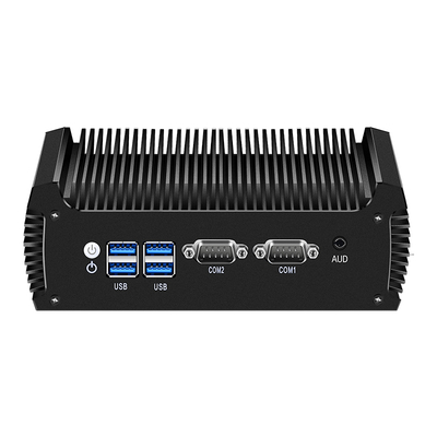 Mini PC Intel Core i5 7200U z 2 portami LAN i 2 portami COM, bez wentylatora, przemysłowy