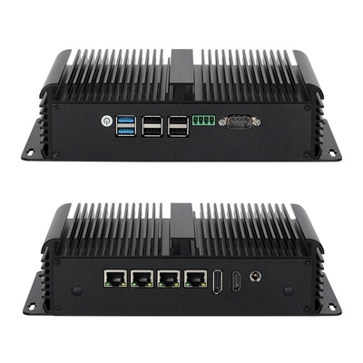 Procesor Intel N100 z czterema LAN Dual COM i sześcioma USB Industrial Mini PC