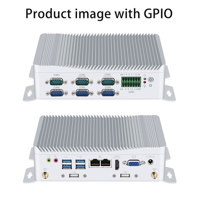 Procesor Intel N100 z dwoma portami LAN, sześcioma portami COM i pamięcią DDR5 max. 16GB przemysłowy mini PC