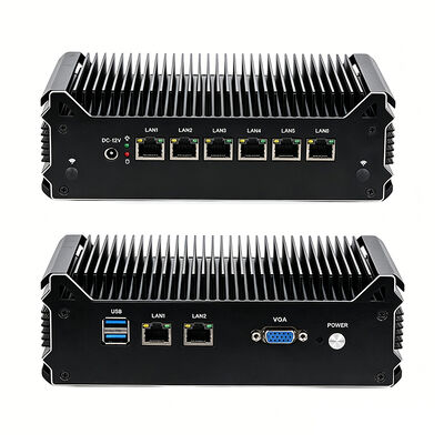 Firewall 8 Intel 1211AT Gigabit Ethermet Porty Soft Router Intel Celeron 3865U Procesor DDR4 2 USB 3.0 Mini Pc