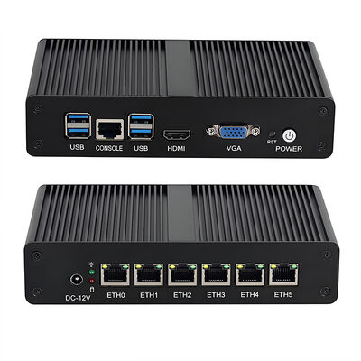 Miękki router z procesorem Intel Pentium 4415U 6 portów Intel I225 Gigabit LAN 4 porty USB3.0 Minikomputer o wysokiej wydajności